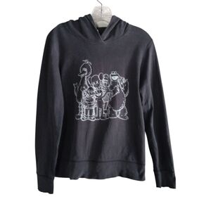 Uniqlo x Kaws x Sesame Street Women's Hoodie Small Black